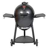 Char-Griller® AKORN® Kamado Charcoal Grill and Smoker with Cast Iron Grates, Warming Rack and Locking Lid with 445 Cooking Square Inches in Graphite, Model E16620